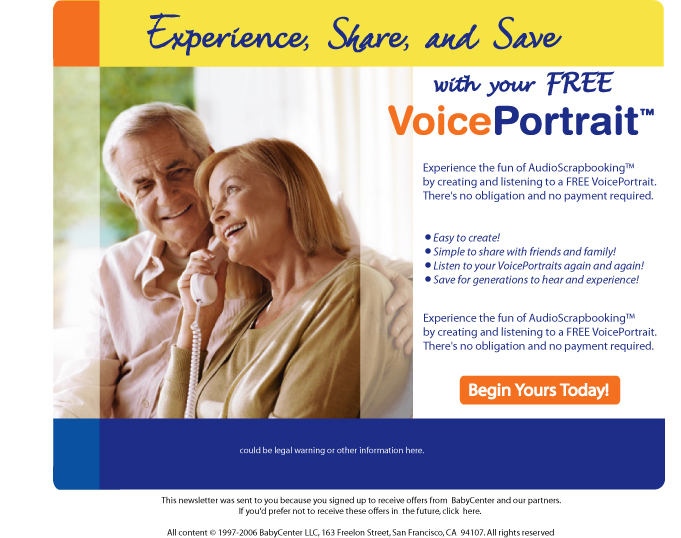 Version of Email ad campaign #2